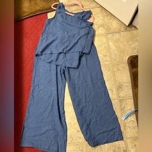 SHEIN Blue Two Piece Set